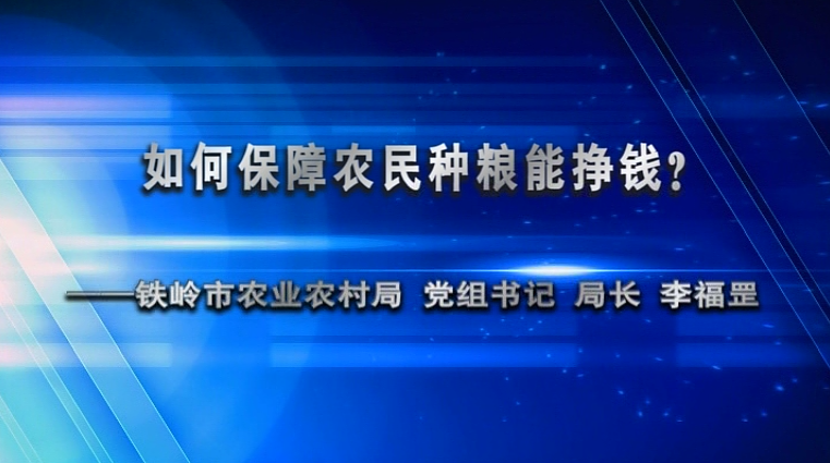 如何保障农民种粮能挣钱？